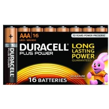 Duracell MN2400B16 batteria per uso domestico Batteria monouso Mini Stilo AAA Alcalino