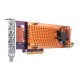 QNAP QM2-4P-384A Interno PCIe scheda di interfaccia e adattatore