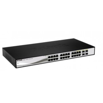D-Link DGS-1210-26 switch di rete Gestito L2 Gigabit Ethernet (10/100/1000) Nero, Grigio 1U