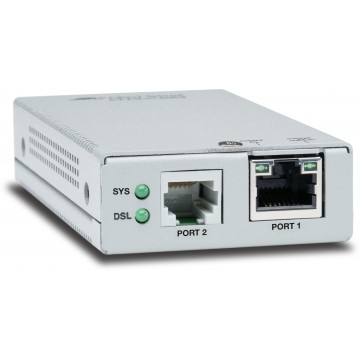 Allied Telesis AT-MMC6005-60 Ricevitore e trasmettitore di rete 10,100,1000 Mbit/s Argento