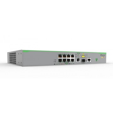 Allied Telesis AT-FS980M/9PS-50 Gestito Fast Ethernet (10/100) Grigio Supporto Power over Ethernet (PoE)