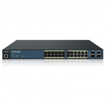 EnGenius Neutron EWS1200-28TFP Gestito L2/L3 Gigabit Ethernet (10/100/1000) Nero 1U Supporto Power over Ethernet (PoE)