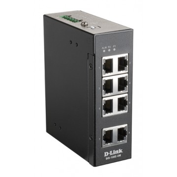 D-Link DIS-100E-8W switch di rete Non gestito L2 Fast Ethernet (10/100) Nero