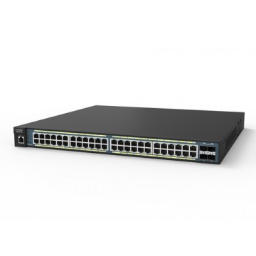 EnGenius EWS7952P Gestito L2 Gigabit Ethernet (10/100/1000) Nero, Blu 1U Supporto Power over Ethernet (PoE)