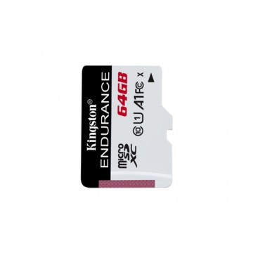 Kingston Technology High Endurance memoria flash 64 GB MicroSD Classe 10 UHS-I