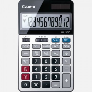 Canon HS-20TSC calcolatrice Scrivania Calcolatrice finanziaria Nero, Argento