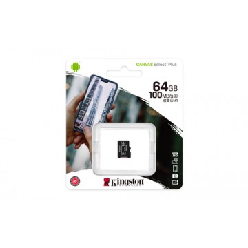 Kingston Technology Canvas Select Plus memoria flash 64 GB MicroSDXC Classe 10 UHS-I
