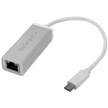 StarTech.com Adattatore di rete USB-C a RJ45 Gigabit Ethernet Gbe - M/F - Argento