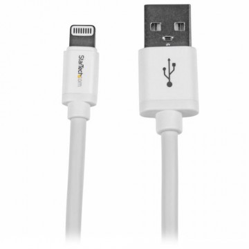 StarTech.com Cavo lungo connettore lightning a 8 pin Apple bianco da 2 m a USB per iPhone / iPod / iPad