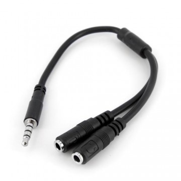 StarTech.com Cavo Sdoppiatore per Cuffie 3.5mm - Adattatore per Auricolare da 3.5mm Maschio a 2 Femmine