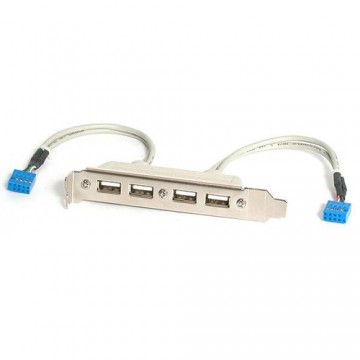 StarTech.com Adattatore piastra slot USB A femmina 4 porte