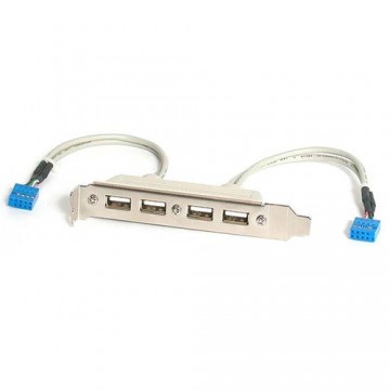 StarTech.com Adattatore piastra slot USB A femmina 4 porte