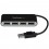 StarTech.com Hub USB 2.0 portatile a 4 porte con cavo integrato - Perno e Concentratore USB compatto - Mini Hub USB2.0