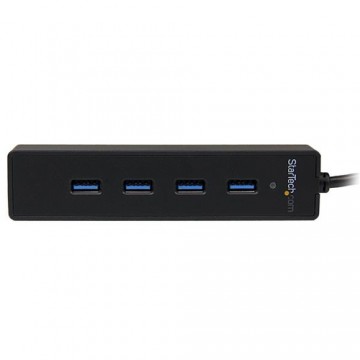 StarTech.com Hub portatile USB 3.0 SuperSpeed a 4 porte - Perno e concentratore per notebook o Ultrabook USB 3.0 con cavo integr