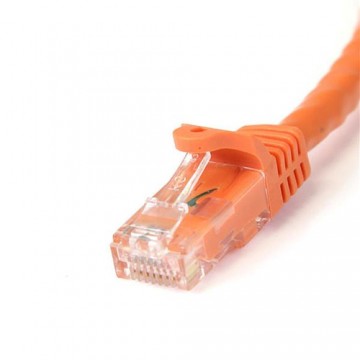 StarTech.com Cavo di rete Cat 6 - Cavo Patch Ethernet Gigabit arancione antigroviglio da 2m