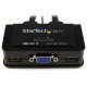 StarTech.com Switch Commutatore KVM USB VGA a 2 porte - Alimentato via USB con pulsante di commutazione a distanza