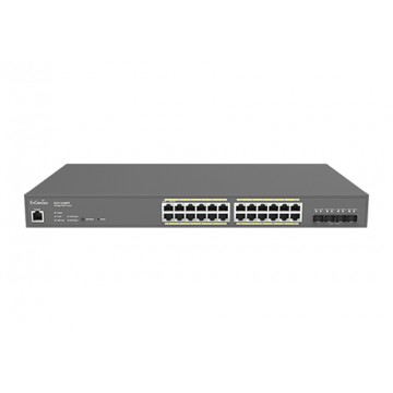 EnGenius ECS1528FP Gestito L2 Gigabit Ethernet (10/100/1000) Nero 1U Supporto Power over Ethernet (PoE)