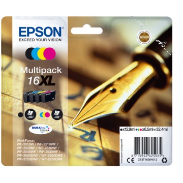 Epson Pen and crossword Multipack Penna e cruciverba 4 colori Inchiostri DURABrite Ultra 16XL