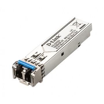 D-Link DIS‑S302SX Fibra ottica 1000Mbit/s mini-GBIC modulo del ricetrasmettitore di rete