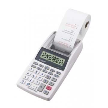 Sharp EL-1611V calcolatrice Desktop Calcolatrice finanziaria Grigio, Bianco
