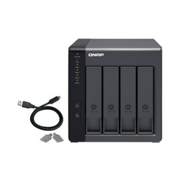 QNAP TR-004 array di dischi Nero