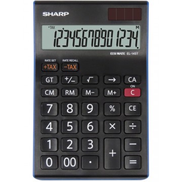 Sharp EL-145T calcolatrice Scrivania Calcolatrice finanziaria Nero