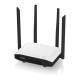 Zyxel NBG6615 router wireless Dual-band (2.4 GHz/5 GHz) Gigabit Ethernet Nero, Bianco