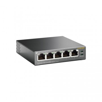 TP-LINK TL-SG1005P Non gestito Gigabit Ethernet (10/100/1000) Nero Supporto Power over Ethernet (PoE)