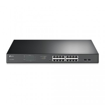 TP-LINK TL-SG1218MPE Gestito Gigabit Ethernet (10/100/1000) Nero Supporto Power over Ethernet (PoE)