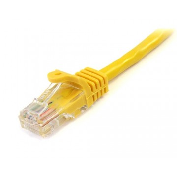 StarTech.com Cavo di rete CAT 5e - Cavo Patch Ethernet RJ45 UTP Giallo da 1m antigroviglio