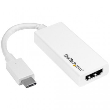 StarTech.com Adattatore video USB-C a HDMI - M/F - Ultra HD 4K - Bianco