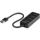 StarTech.com Hub USB 3.0 a 4 porte - 4x USB-A con Swith On/Off Individuale