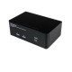 StarTech.com Switch KVM USB doppio DisplayPort 2 porte con audio e hub USB 2.0