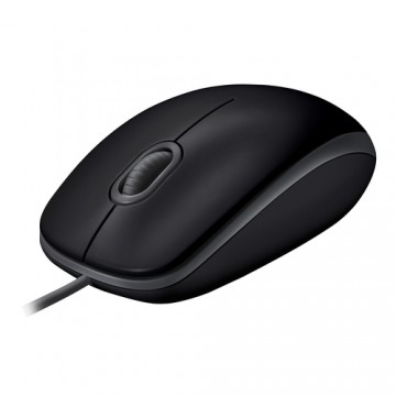 Logitech B110 mouse USB Ottico 1000 DPI Ambidestro