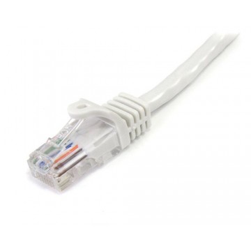 StarTech.com Cavo di rete CAT 5e - Cavo Patch Ethernet RJ45 UTP Bianco da 2m antigroviglio