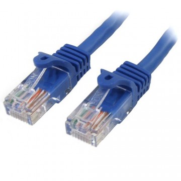 StarTech.com Cavo di Rete da 50cm Blu Cat5e Ethernet RJ45 Antigroviglio