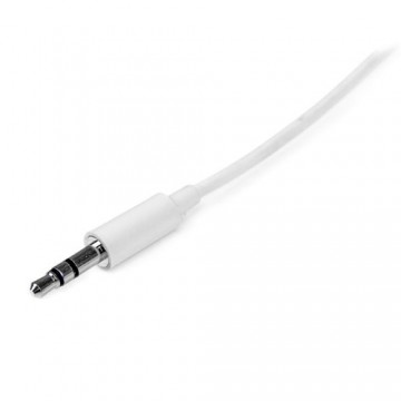 StarTech.com Cavo audio stereo slim da 3,5 mm bianco 1 m - M/M