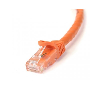StarTech.com Cavo di rete CAT 6 - Cavo Patch Ethernet RJ45 UTP arancione da 1m antigroviglio - cavo gigabit categoria 6
