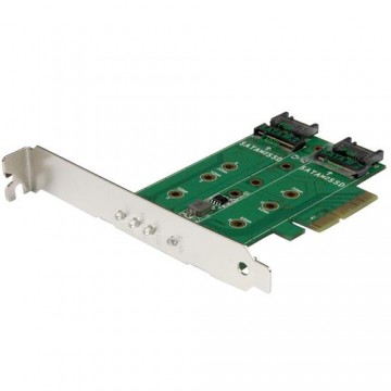 StarTech.com Adattatore SSD M.2 NGFF a 3 porte - 1x M.2 PCIe ( NVMe) , 2x M.2 SATA III M.2 - PCIe 3.0