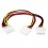 StarTech.com Cavo splitter Y alimentazione LP4 a 2x LP4 M/F