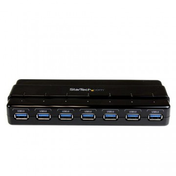 StarTech.com HUB USB 3.0 a 7 porte alimentato - Perno e concentratore USB 3.0 ultra veloce - Nero