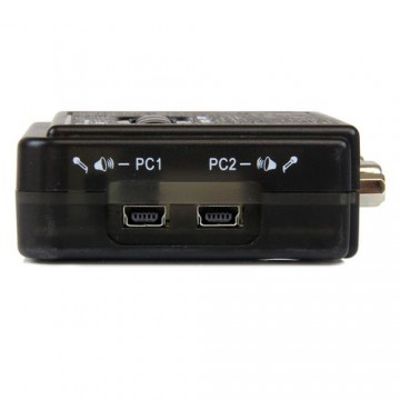 StarTech.com Switch KVM a 2 porte VGA USB con audio e cavi - Commutatore VGA USB a doppia porta