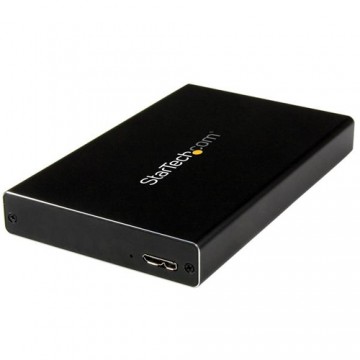 StarTech.com Box Esterno Universale per disco rigido SATA III da 2,5" USB 3.0 - Case SSD/HDD portabile SATA 6 Gbps - supporto UA