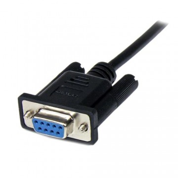 StarTech.com Cavo seriale null modem DB9 RS232 nero 1 m - F/M