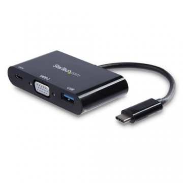 StarTech.com Adattatore Multifunzione USB-C a VGA con porta USB-A e Power Delivery