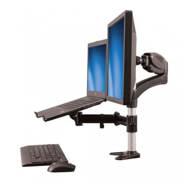 StarTech.com Supporto per singolo Monitor con base per portatile ad altezza regolabile One Touch