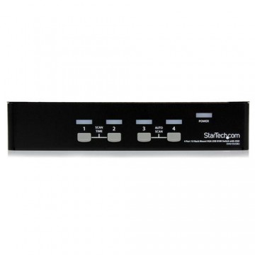 StarTech.com Switch KVM USB 4 porte, montabile a rack 1U, con OSD