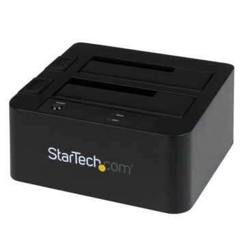 StarTech.com Docking Station USB 3.0 per doppio Hard Disk SATA / eSATA SSD da 2,5"/3,5" con UASP