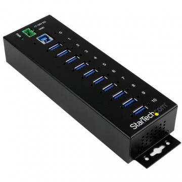 StarTech.com ST1030USBM hub di interfaccia USB 3.2 Gen 1 (3.1 Gen 1) Type-B 5000 Mbit/s Nero