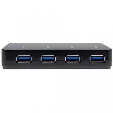 StarTech.com Hub USB 3.0 a 4 Porte con Porta di Ricarica Dedicata - 1 Porta x 2,4 Amp